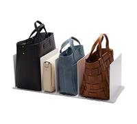 Yamazaki divisore per Borsa per scaffale plastica | organizzatore dell'Armadio, Bianco, One Size