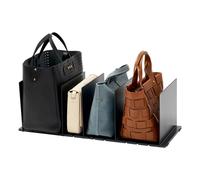 YAMAZAKI 4957 SMART Organizer per borse (set da 2), nero, Resina ABS, minimalista, 31.8 x 24 x 21 cm