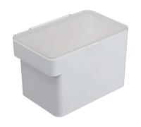 YAMAZAKI 5611 TOWER Pet Food Container (3,5 kg), white, ABS Resin/Silicone, 30 x 19.7 x 19.2 cm