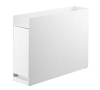 Yamazaki 6003 TOWER Sliding Seasoning Rack, white, Steel/Polypropylene, 12.5 x 50-93 x 36.7 cm