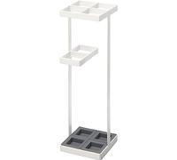 Yamazaki Umbrella Stand Portaombrelli, Acciaio, Bianco, 11x11x36 cm