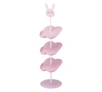 YAMAZAKI Scarpiera per Bambini, Lega di Acciaio Plastica, Colore: Rosa, Taglia Unica