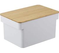YAMAZAKI Contenitore per il pane, bianco, taglia unica, 4946