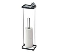 Yamazaki Tower Porta cartaigienica, Metallo, Nero, Taglia Unica, 900 unità