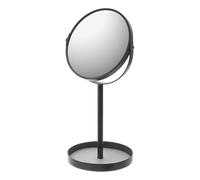 YAMAZAKI home Tower Specchio, Metallo, Black, 17.4 cm