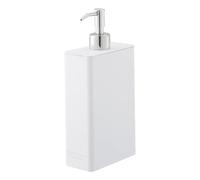 YAMAZAKI Home Body Soap Contemporary Bottle Pump for Shower | Plastic | Dispenser, resina ABS, inossidabile, polietilene, bianco, taglia unica
