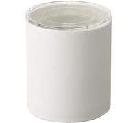 YAMAZAKI home Conformatori in ceramica per alimenti, con coperchio ermetico, bianco, L