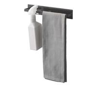 Yamazaki Home Gancio magnetico da cucina in acciaio | Porta asciugamani, taglia unica, bianco