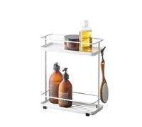 YAMAZAKI home Scaffale portaoggetti da bagno e doccia, taglia unica, bianco