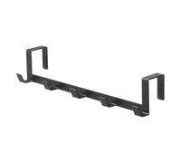 Yamazaki 7650 SMART Scaffale da porta ampio, nero, Acciaio, minimalista, 30 x 7 x 6 cm