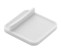 Yamazaki Home - Supporto per attrezzi in silicone resistente al calore, per piastra per capelli e arricciacapelli, taglia unica, colore: Bianco