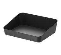 YAMAZAKI home Tower Amenity Tray Wide S Black Medium