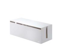 YAMAZAKI Home Web Cable Box - Scatola organizzatrice per cavi bianco