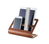 YAMAZAKI Rin - Supporto per Tablet e telecomandi, Marrone, Taglia Unica