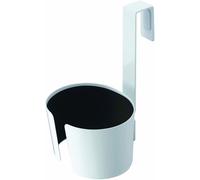 YAMAZAKI Supporto per asciugacapelli in metallo, Colore: Bianco