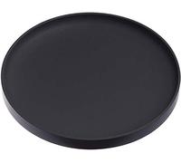 Yamazaki TOWER - Sottobicchiere in silicone rotondo BK, Nero, 1 pezzo