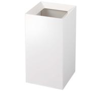 YAMAZAKI home 6947 Veil-Cestino per la Spazzatura, Bianco, Rotondo