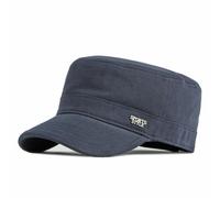 YAMEE Berretto Militare Uomo in Cotone Classico,Cappello Militare Uomo Traspiranti,Cappello Baseball Militari Army cap Donna,Cappello Visiera Piatta Unisex Moda Regolabile,Cappello Cadetto Anti-UV