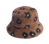 YAMEE Cappello Donna Inverno,Cappellino Pescatore in Peluche Caldo,Cappelli Invernali per Le Donne Ripiegabile Hat Caldo Autunno e Inverno