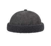YAMEE Cappello Marinaio in Velluto a Coste Uomo,Cappello Invernale Morbido con Interno in Peluche Caldo,Berretto Docker Vintage alla Marinara per Stile retrò