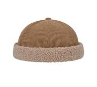 YAMEE Cappello Marinaio in Velluto a Coste Uomo,Cappello Invernale Morbido con Interno in Peluche Caldo,Berretto Docker Vintage alla Marinara per Stile retrò