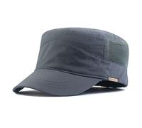 YAMEE Cappello Militare Denim Uomo,Berretto Militare Unisex Classico,Cappello di Sole con Visiera Donna Casuali Traspirante,Berretto Sportivo all'aperto,Cappellino Casual Taglia Regolabile per Uomo