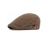 YAMEE Coppola Uomo in Velluto a Coste,Cappello retrò Unisex Regolabile,Cappello Basco Uomo Classico,Berretto Piatto Elegante per Sportivo Outdoor