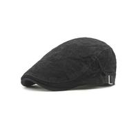 YAMEE Coppola Uomo in Velluto a Coste,Cappello retrò Unisex Regolabile,Cappello Basco Uomo Classico,Berretto Piatto Elegante per Sportivo Outdoor