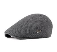 YAMEE Coppola Uomo Invernale Caldo,Cappello Beret a Maglia Regolabile,Basco Uomo Elegante,Berretto Piatto Traspirante per Outdoor e Uso Quotidiano