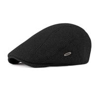 YAMEE Coppola Uomo Invernale Caldo,Cappello Beret a Maglia Regolabile,Basco Uomo Elegante,Berretto Piatto Traspirante per Outdoor e Uso Quotidiano