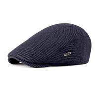 YAMEE Coppola Uomo Invernale Caldo,Cappello Beret a Maglia Regolabile,Basco Uomo Elegante,Berretto Piatto Traspirante per Outdoor e Uso Quotidiano