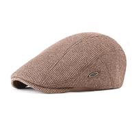 YAMEE Coppola Uomo Invernale Caldo,Cappello Beret a Maglia Regolabile,Basco Uomo Elegante,Berretto Piatto Traspirante per Outdoor e Uso Quotidiano