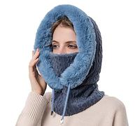 YAMEE Passamontagna Balaclava Sci Donna,Cappello Invernale Donna,Cappuccio più Caldo,Cappelli da Sci cap Outdoor per Lo Sci,la Corsa,Il Ciclismo,Le Moto,l'Alpinismo nel Freddo Inverno