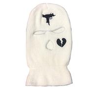 YAMEE Passamontagna Invernale Uomo Donna,Cappello Invernale,Maschera da Sci a Maglia con 3 Fori per Motociclismo,Corsa,Trekking,Alpinismo,Snowboard