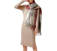 YAMEE Sciarpa a Quadri Invernale, Scialle Leggera Lunga Grande, Sciarpone Elegante 70cm*180cm