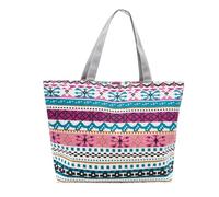 YAMEIZE Borsa Donna Grande Tracolla Borsa di Tela Casual Per PC Boemia Borsa Tracolla Tote Bag Borsa Da Lavoro Tote Bag Per Shopping Viaggi Scuola
