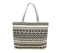 YAMEIZE Borsa Donna Grande Tracolla Borsa di Tela Casual Per PC Boemia Borsa Tracolla Tote Bag Borsa Da Lavoro Tote Bag Per Shopping Viaggi Scuola