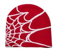 YAMEIZE Cappelli a Maglia di Tendenza Y2K Web per Donne Uomo Cappello Beanie Web Soft Cappello a Maglia Slouchy Cappello Invernale Skull cap Outdoor…