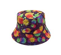 YAMEIZE Elegante Cappello da Pescatore Cappello per - Donna Uomo Adolescenti Double Side Reversibile Pescatore Sole Spiaggia Hiking
