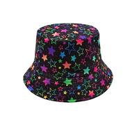 YAMEIZE Elegante Cappello da Pescatore Cappello per - Donna Uomo Adolescenti Double Side Reversibile Pescatore Sole Spiaggia Hiking