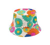 YAMEIZE Elegante Cappello da Pescatore Cappello per - Donna Uomo Adolescenti Double Side Reversibile Pescatore Sole Spiaggia Hiking