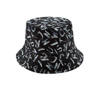 YAMEIZE Elegante Cappello da Pescatore Cappello per - Donna Uomo Adolescenti Double Side Reversibile Pescatore Sole Spiaggia Hiking