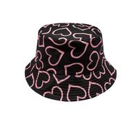 YAMEIZE Elegante Cappello da Pescatore Cappello per - Donna Uomo Adolescenti Double Side Reversibile Pescatore Sole Spiaggia Hiking