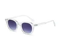YAMEIZE Occhiali da Sole Rotondi da Uomo Donna-Vintage Retro Rotondi Piccoli Montatura Occhiali Tondi Protezione UV400