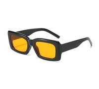 YAMEIZE Retrò Occhiali da Sole Rettangolari Donna Uomo Vintage Piccoli Rettangolari Y2k Anni '90 Occhiali da Sole Stretti Protezione UV400