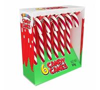 Yammiez Candy Canes, Lecca Lecca Bianchi e Rossi di Natale - Bastoncini di Zucchero 6 pezzi 84 gr