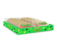 Yammiez Mallow Sour Caramelle Morbide a Forma di Hot Dog Espositore da 12 Panini Confezionati in Vaschette Monoporzione