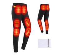YAMNYSS Pantaloni Riscaldati per Esterni con 3 modalità di Livello Biancheria Intima Termica Riscaldata Leggings Riscaldanti Elettrici A 12 Zone per Uomo E Donna,Men,XXL