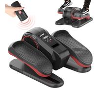 YAMO Ellittica Elettrico, Ellittica da Casa con Telecomando e Display LED, 12 Livelli, Silenziosa e Portatile Pedaliera Elettrica