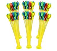 Yamobi 666 palloncini ad acqua, bombe ad acqua, riutilizzabili, set di palloncini colorati per acqua, palloncini biodegradabili per giochi d'acqua